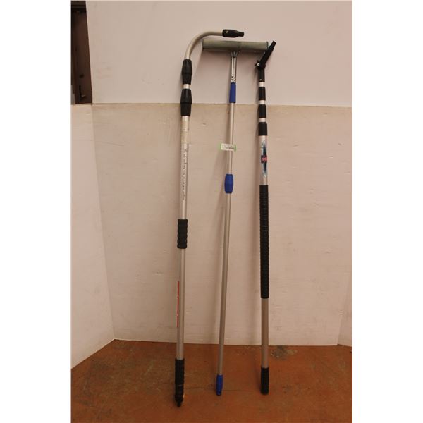 *(2) Extendable Pressure Washer Wands, Squeegee