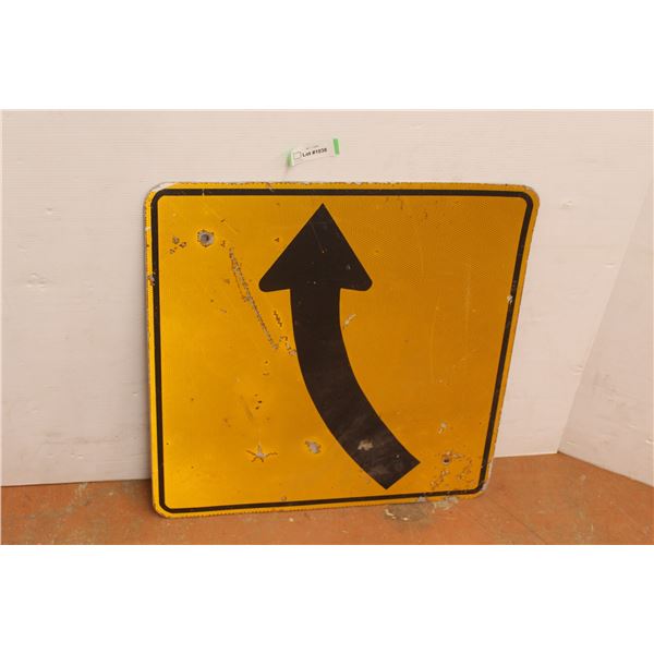 *Curve Ahead Sign - 24" x 24"