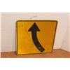 Image 1 : *Curve Ahead Sign - 24" x 24"