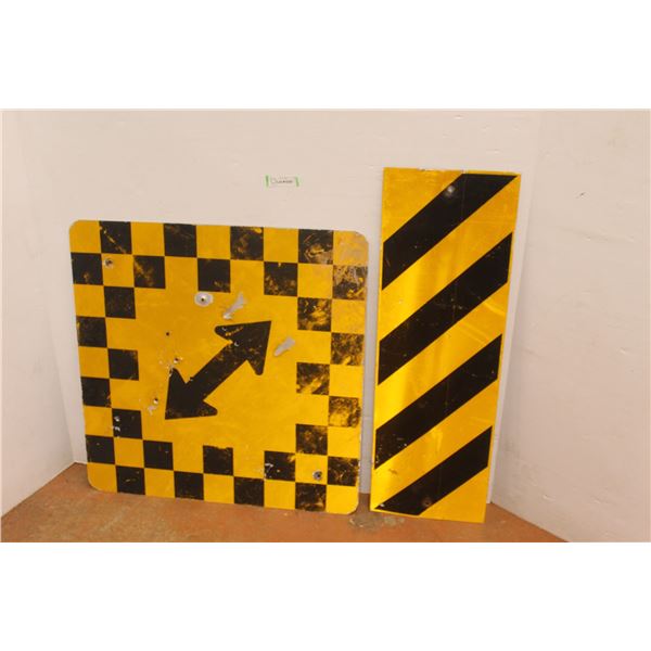 *Warning and Two-Way Signs - 30" x 30", 12" x 36"