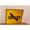 Image 1 : *Railroad Crossing Sign - 30" x 30"