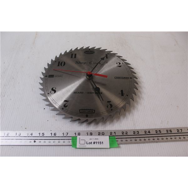 Craftsman Shop Clock - As Is