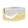 Image 4 : Vintage Swiss 18K Gold Ying Yang Ring w/ Engravable Rectangular & Textured Sides