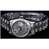 Image 3 : Rolex Ladies Stainless Steel Slate Grey Roman 26MM With Jubilee Band