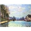 Image 1 : Alfred Sisley - Canal of Saint-Martin