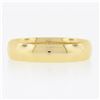 Image 4 : NEW Mens Classic 14K Yellow Gold 4.9mm Plain Dome Polished Wedding Band Ring
