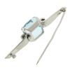 Image 4 : Vintage 14k White Gold Cushion Cut Blue Topaz & Diamond Unique Bar Pin Brooch