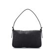 Image 2 : Fendi Black Zucca Canvas Mini Baguette Shoulder Bag