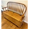 Image 2 : STURDY OAK BENCH WITH STORAGE