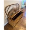 Image 6 : STURDY OAK BENCH WITH STORAGE