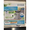 Image 1 : Intex Krystal Clear Cartridge Filter Pump C330-Includes one H Cartridge, Filter Pump and Hoses 330 G