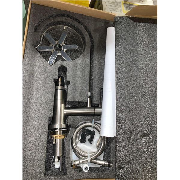 Purifier Faucet with Glass Rinser with 9 Jet holes