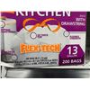 Image 2 : Kirkland Flex-Tech 13Gallon 200bags with Drawstring