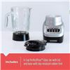 Image 1 : BLACK+DECKER PowerCrush Multi-Function Blender with 6-Cup Glass Jar, 4 Speed Settings, Silver