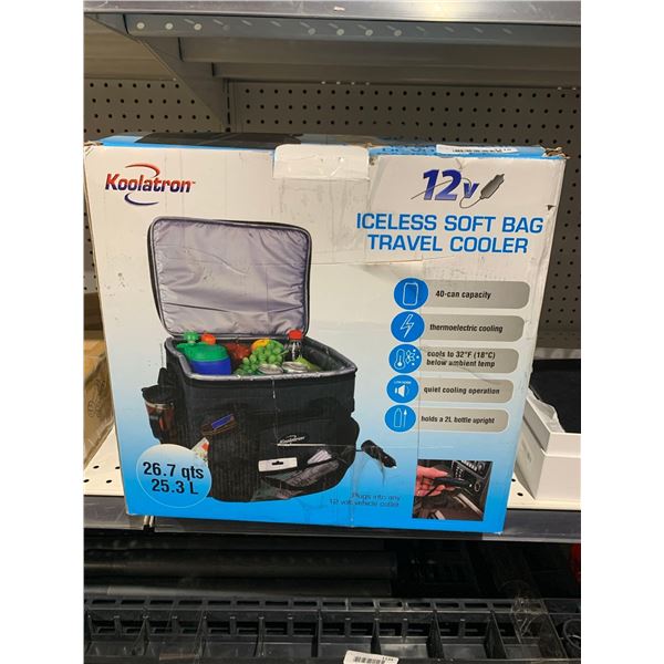 Koolatron 12V Iceless Soft Bag Travel Cooler (26.7qts)