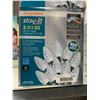 Image 1 : Sylvania Stay-lit 2 sets of 50 LED C9 Lights, Pure White (32.6ft x 2)