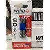 Image 2 : Wiha TerminatorBlue 2-in T40 Torx Steel Impact Driver Bits - (2 Pieces x 6)