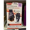Image 1 : Karbon Heated Sports Gloves with Leather Palm, Thumb & Index (XS)