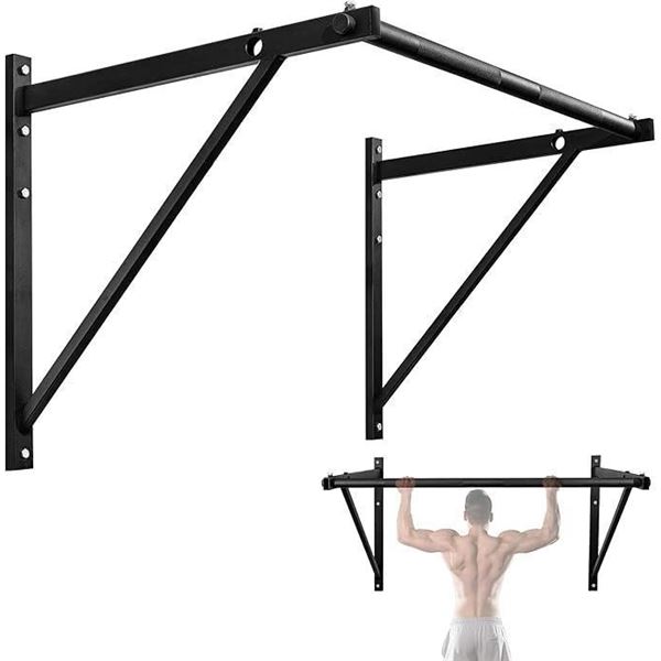 Yes4All Heavy Duty Wall Mounted Pull Up Bar for Crossfit Training – Chin Up Bar/Pull Up Bar