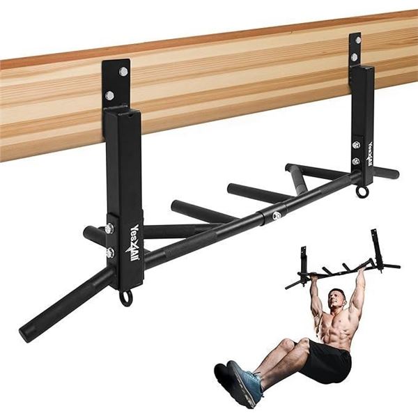 Yes 4 All Metal-Chin  Up Bar XSP-Black JLK2