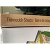 Image 4 : Thomas & Friends Wooden Railway Toy Train Track Tidmouth Sheds Starter Set with Percy Wood Engine fo