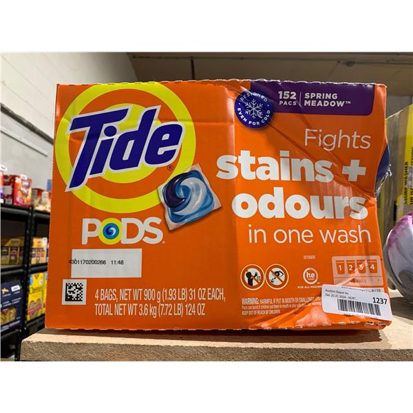 Tide Fights Stains & Odours Pods (4 x 31oz)