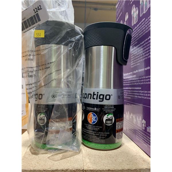 Contigo Thermalock Vacuum Insulation Travel Beverage Cup-hot and cold (2ct)