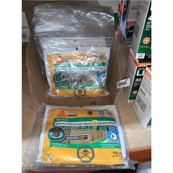 Sika Pro Post Fix-Expansive Foam for Posts- replaces 2 bas of concrete (9 x 976ml)
