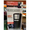 Image 1 : Black & Decker Single Serve Coffeemaker 16oz Travel Mug included, auto shut-off