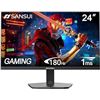 Image 1 : SANSUI 24 Inch Gaming Monitor, FHD 180HZ OD 1ms Computer Monitor, HDR 110% sRGB, HDMI 2.1 DP 1.4 Por
