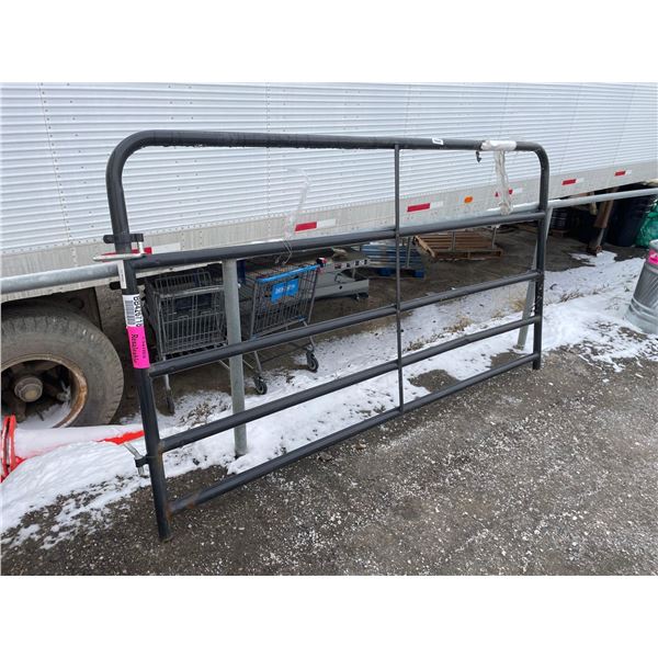 HW Brand 8' Wide 1" 3/4 Tubular Cattle Gate