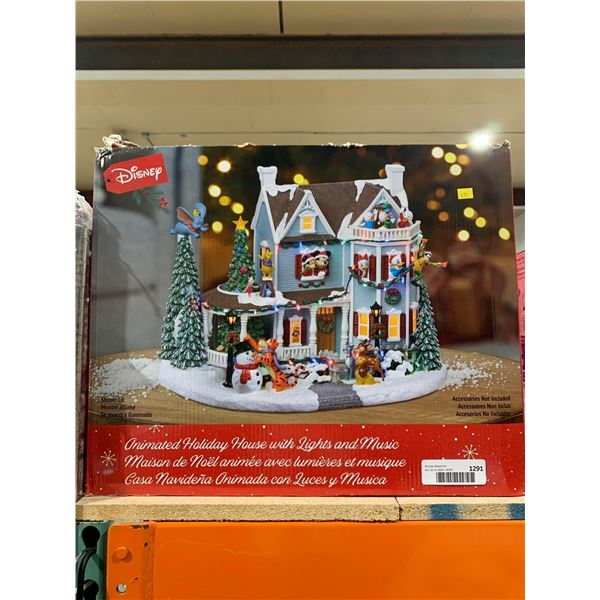 Disney Animate Holiday House with Lights and Music