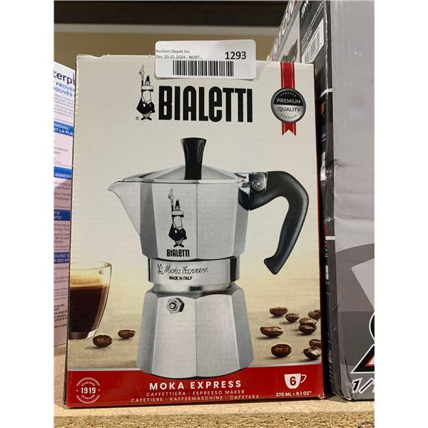 Bialetti Moka Express Caffettiera Espresso Maker (6 cups)