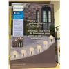 Image 1 : Philips 6 Spheres Warm White LED Twinkling Pathway Lights. indoor/outdoor, connects up to 6 sets (5.