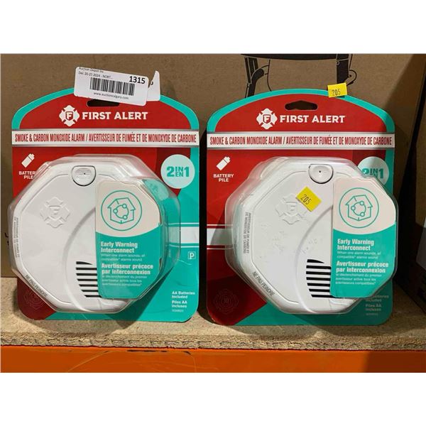 First Alert Smoke & Carbon Monoxide Alarm (2ct)