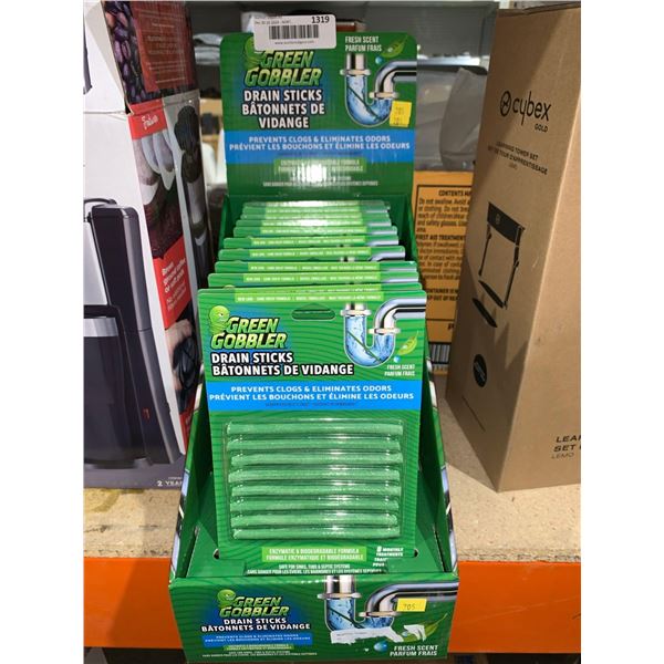 Green Gobbler Drain Sticks-fresh scent 11ct