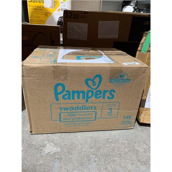 Pampers Swaddlers (Size 3 16-26lb) 168ct