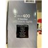 Image 2 : Sylvania 2 set of 400 8 function LED micro Lights, Wam White (2 x 28.8ft per set)