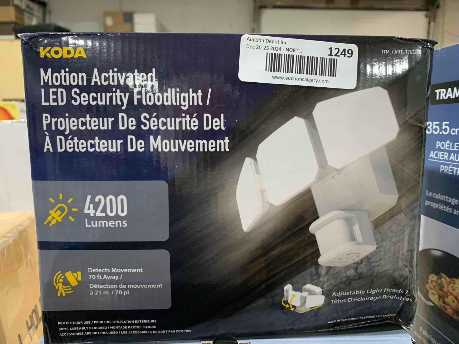 Koda Motion Activated LED Security Floodlight, 4200 Lumens, detects ...