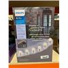 Image 1 : Philips 6 Spheres Warm White LED, twinkling, indoor/outdoor, connect up to 6 sets 5.5in sphere diame