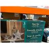 Image 1 : Star Set with LED Lights 3pcs, steady or twinkle mode, timer 6h on, 18h off