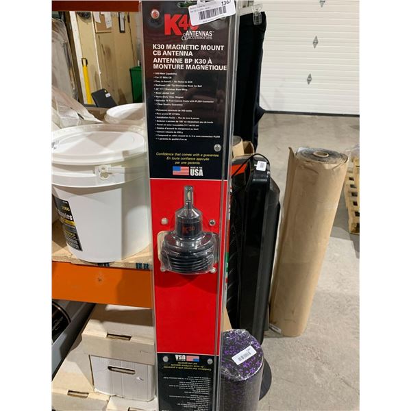 K30 Magnetic Mount CB Antenna 300w capability, for 27MHz CB