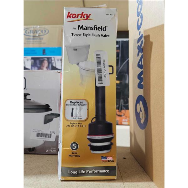 Korky fits Mansfield Tower Style Flush Valve