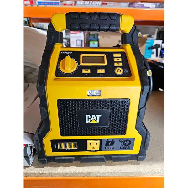 CAT - 3 in 1 Professional Power Station with Jump Starter and Compressor - 4 USB Ports and Outlet