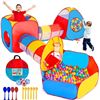 Image 1 : Leambe 5-in-1 Fully Loaded Ball Pit and Tunnel Play set