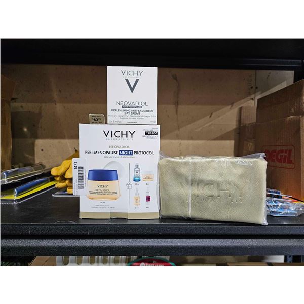 Vichy Neovadiol Post-menopause Repenishing Anti-sagginess Day Cream and Peri-menopause Night Protoco