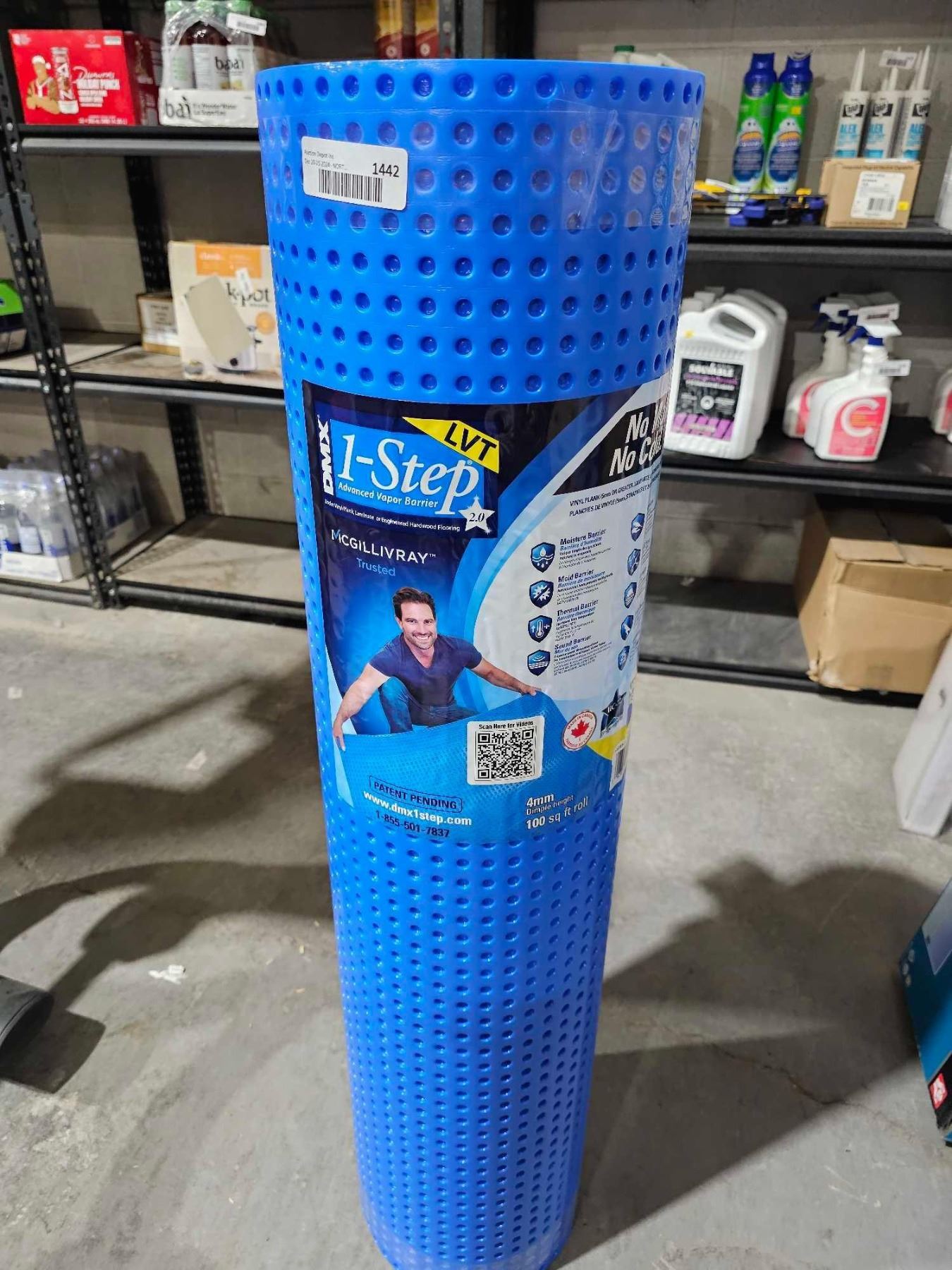 DMX 1-Step Advanced Vapor Barrier 4mm 100sq ft roll