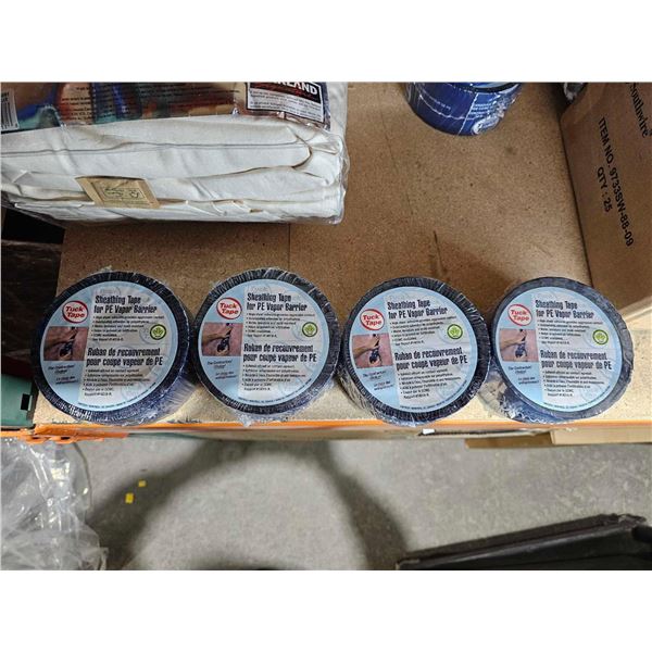 Tuck Tape Sheathing Tape for PE Vapor Barrier (4ct)
