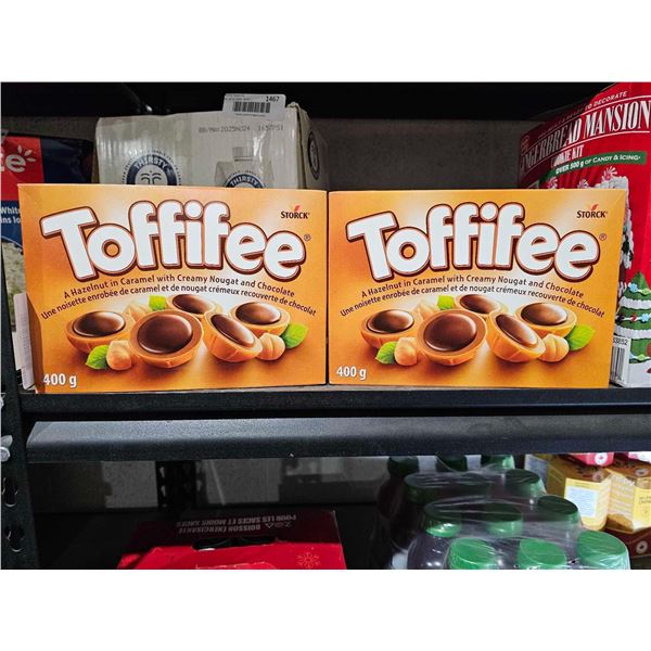 Toffifee Hazelnut in Caramel with creamy nougat and chocolate (2 x 400g)