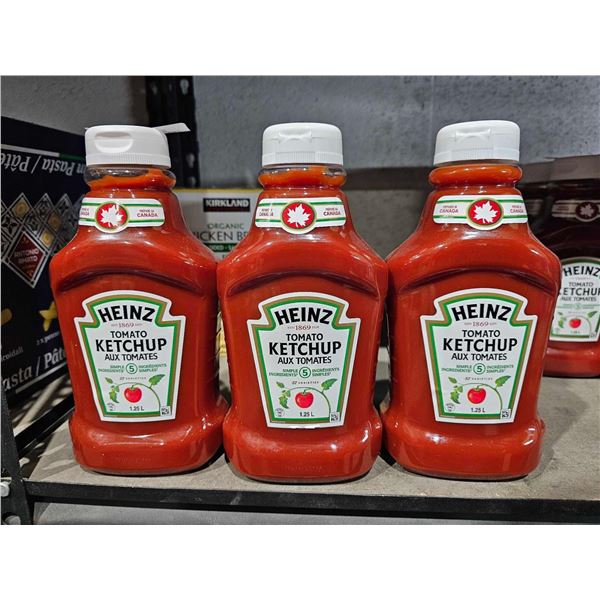Heinz Tomato Ketchup (3 x 1.25L)